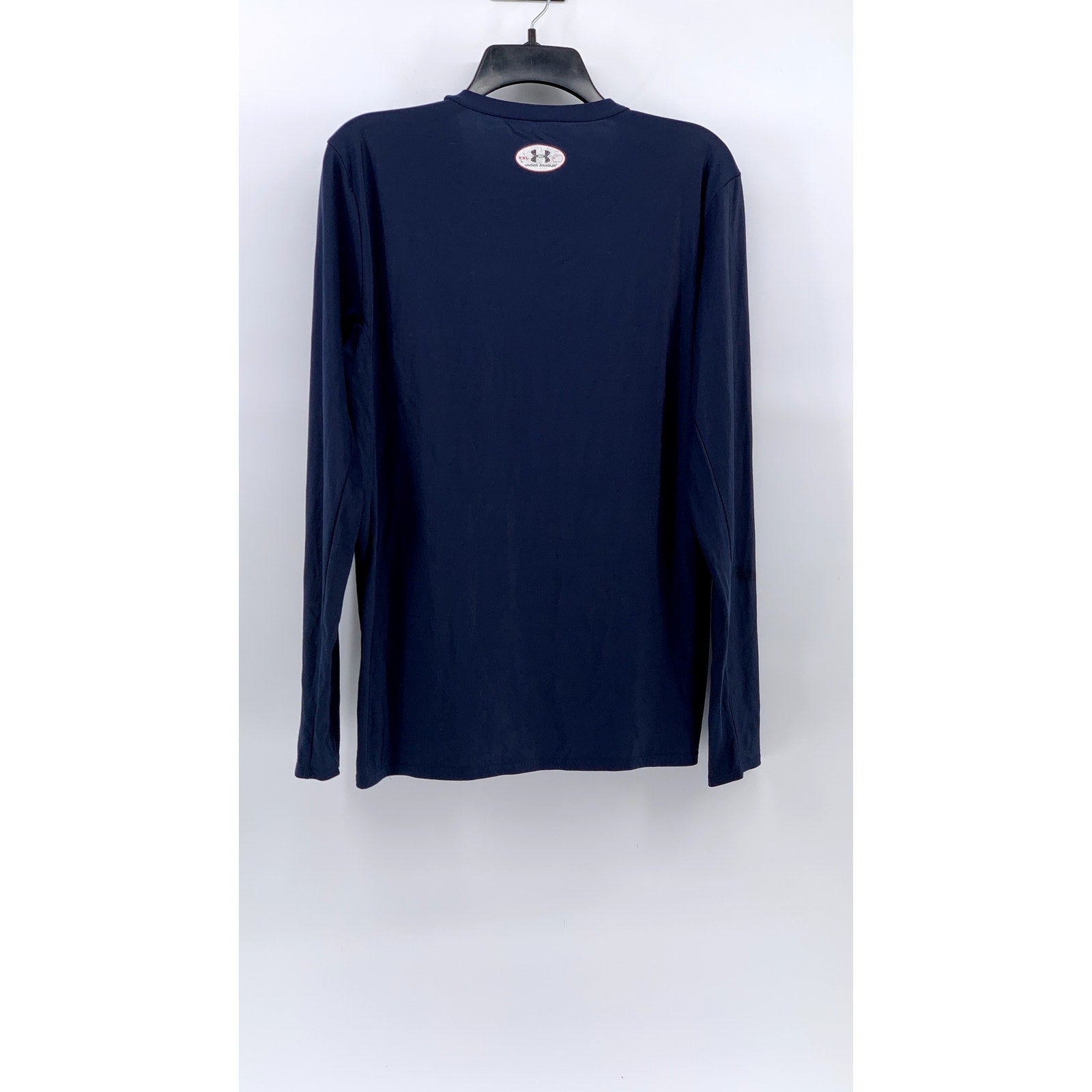 UNDER ARMOUR Men’s Navy Compression Crewneck Long Sleeve T-Shirt SZ 2XL