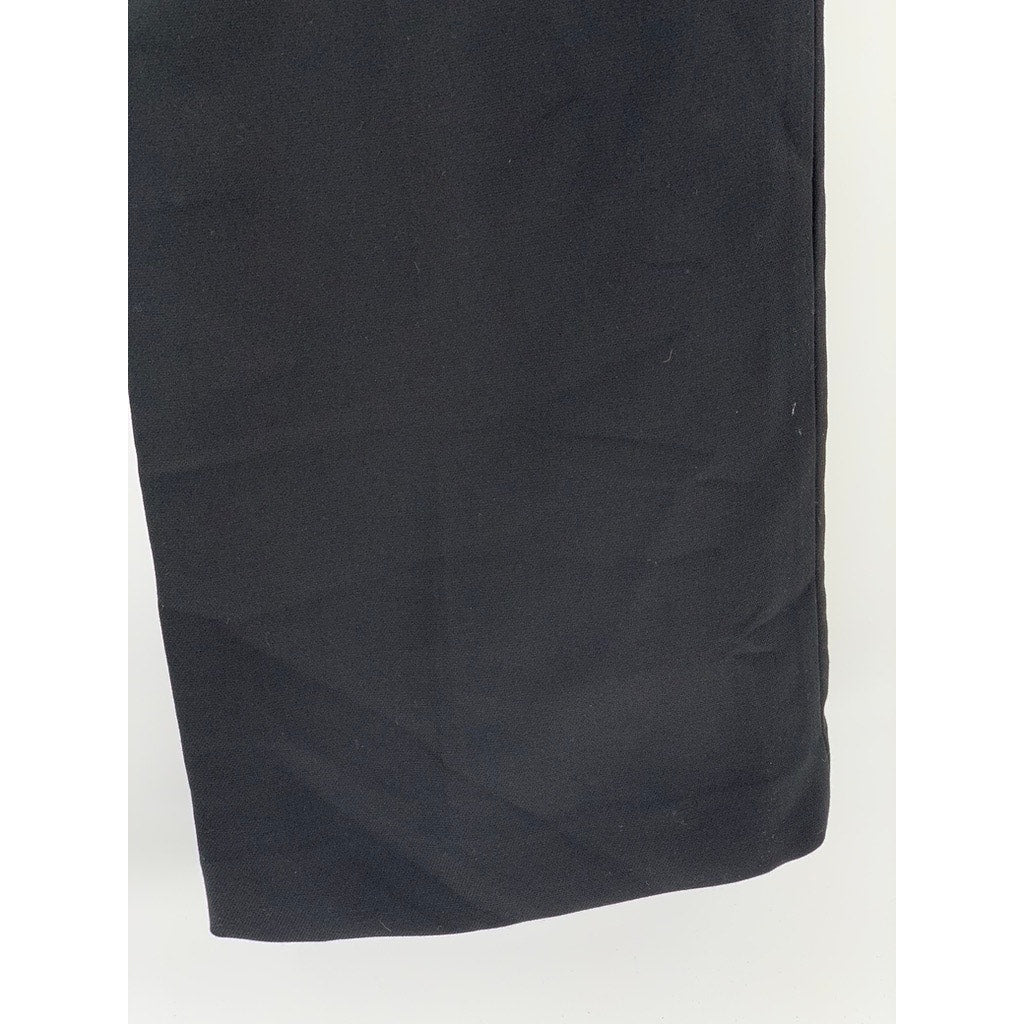 BLACKUP Women's Black Relaxed Fit Wide-Leg High-Rise Pleated Pant SZ S