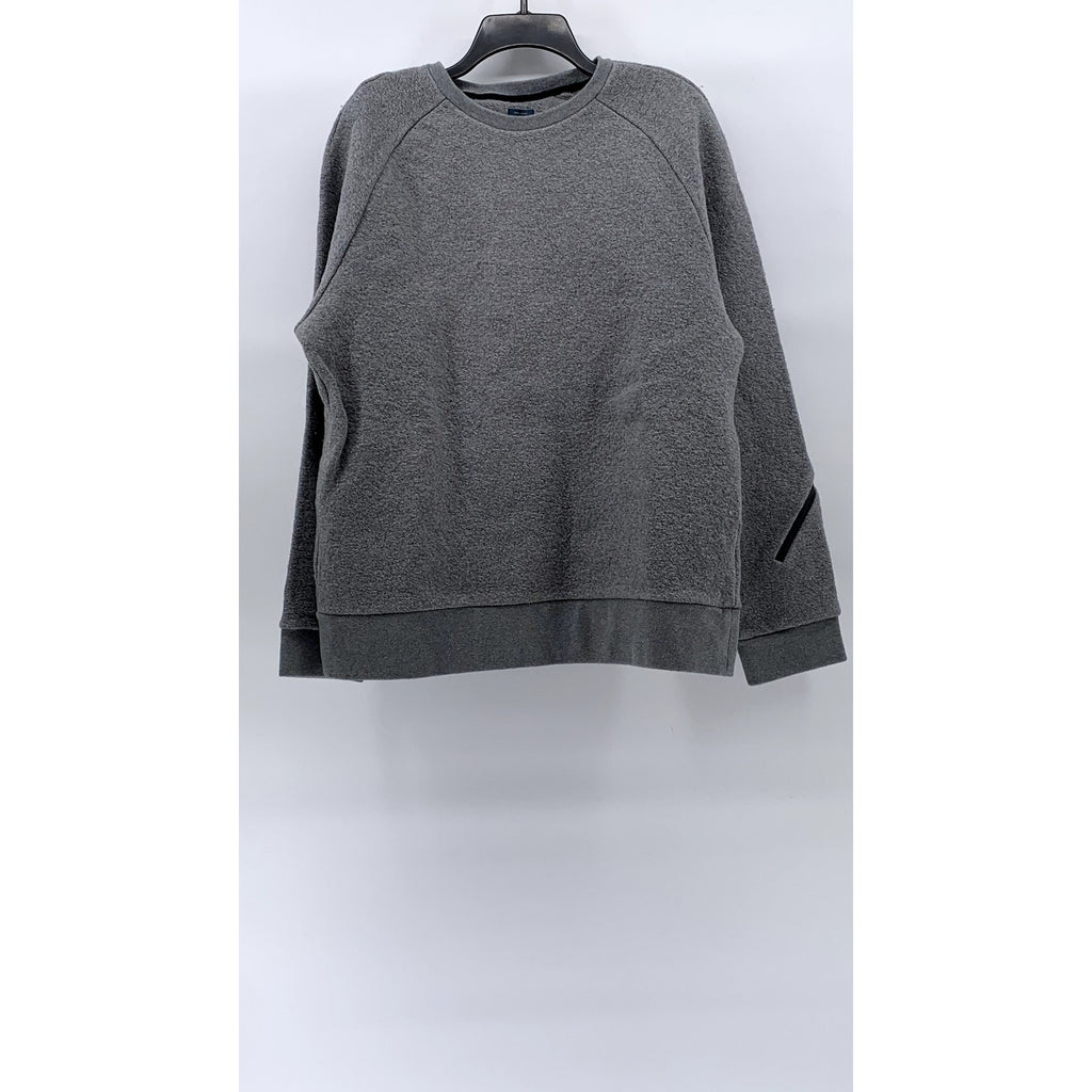 UNDER ARMOUR Men's Gray Fitted Crewneck Long Sleeve Sweatshirt SZ XL