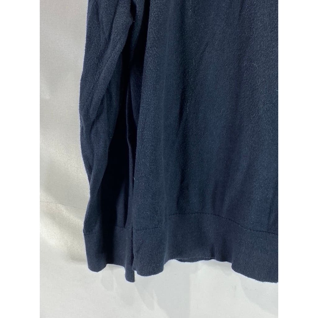 BANANA REPUBLIC Men's Navy Luxe Performance V-Neck Pullover Sweater SZ 2XL