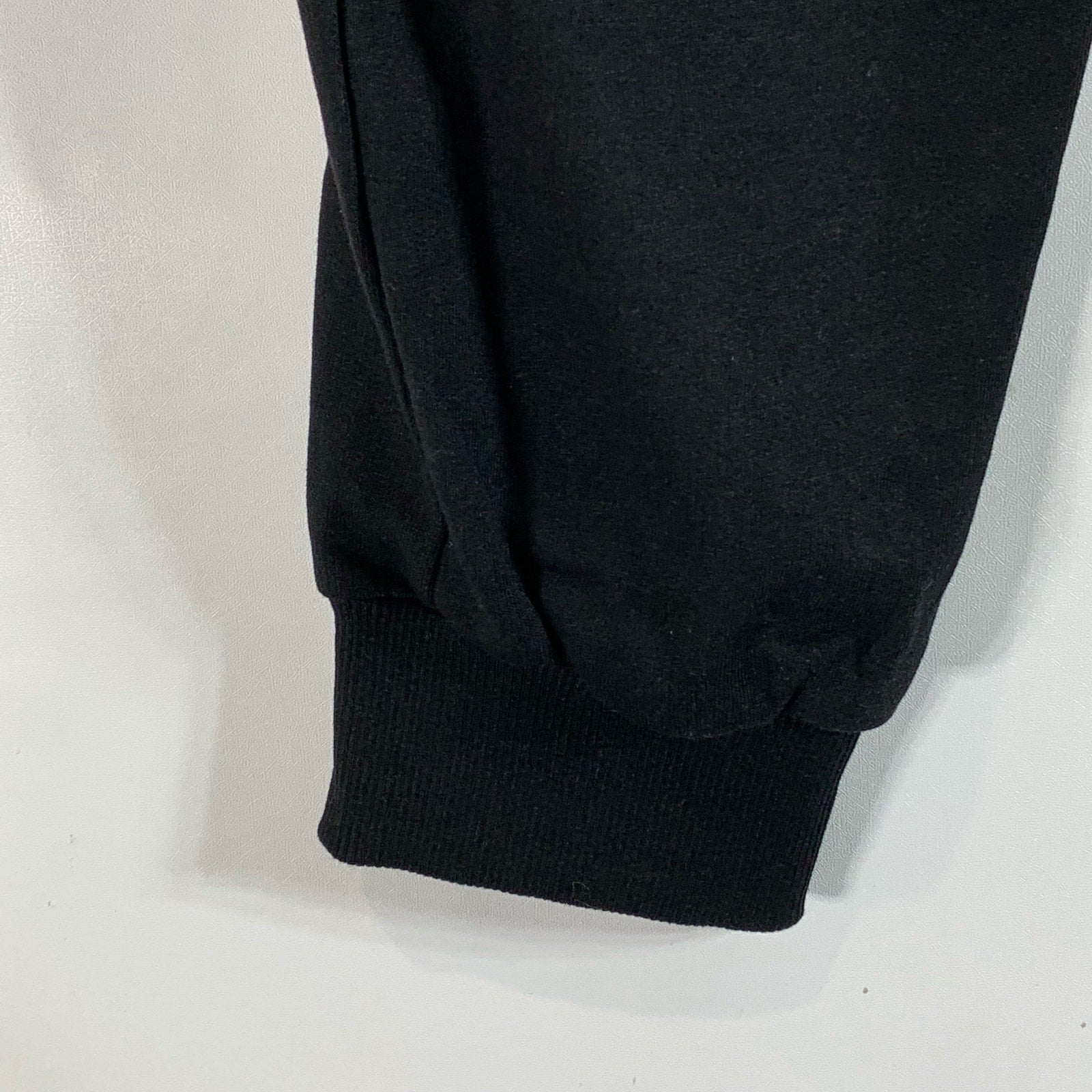 SPYDER Men's Solid Black Fleece Drawstring Pull-On Jogger Pants SZ M