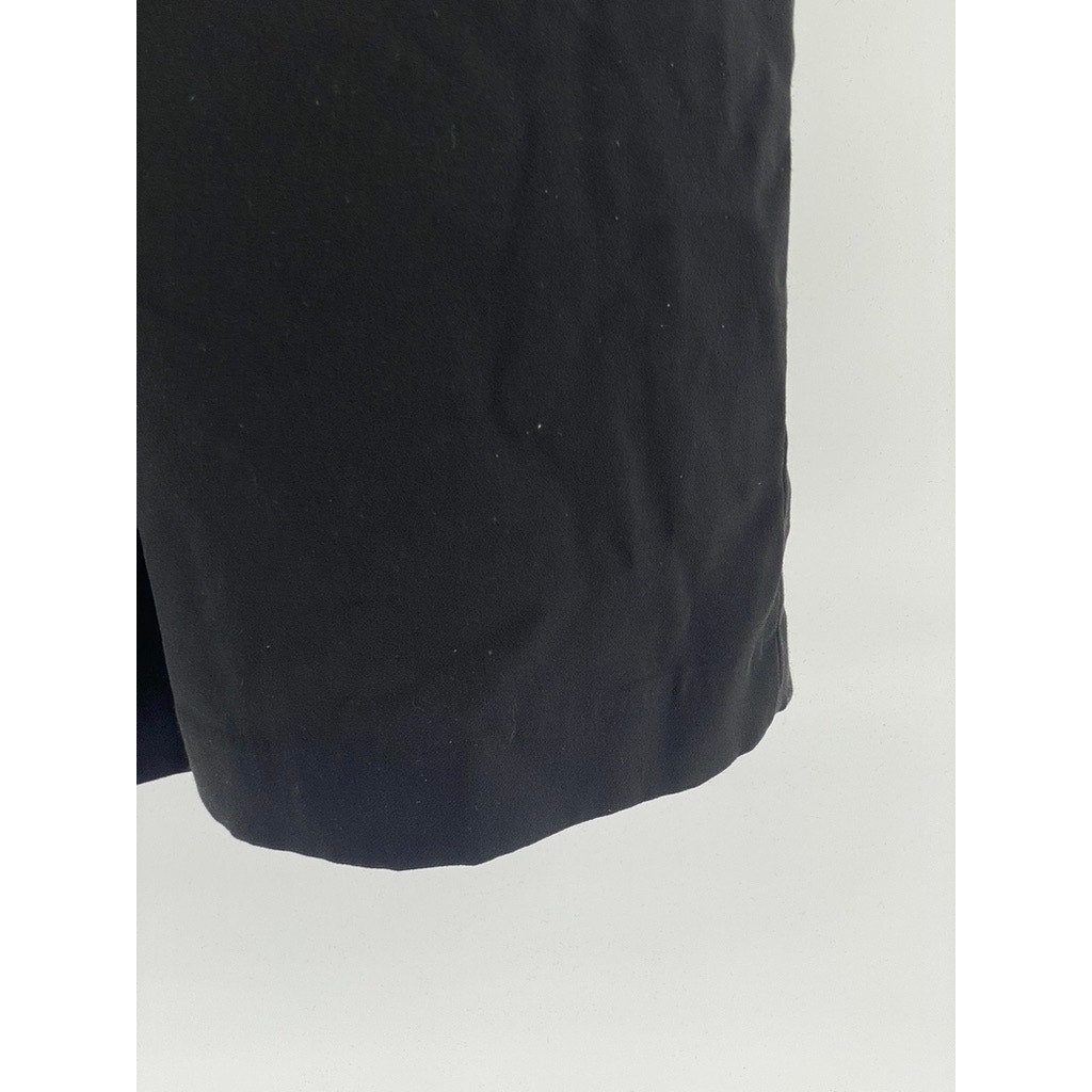 ZARA Women's Black Solid Side-Zip Wide-Leg Dress Pants SZ XS