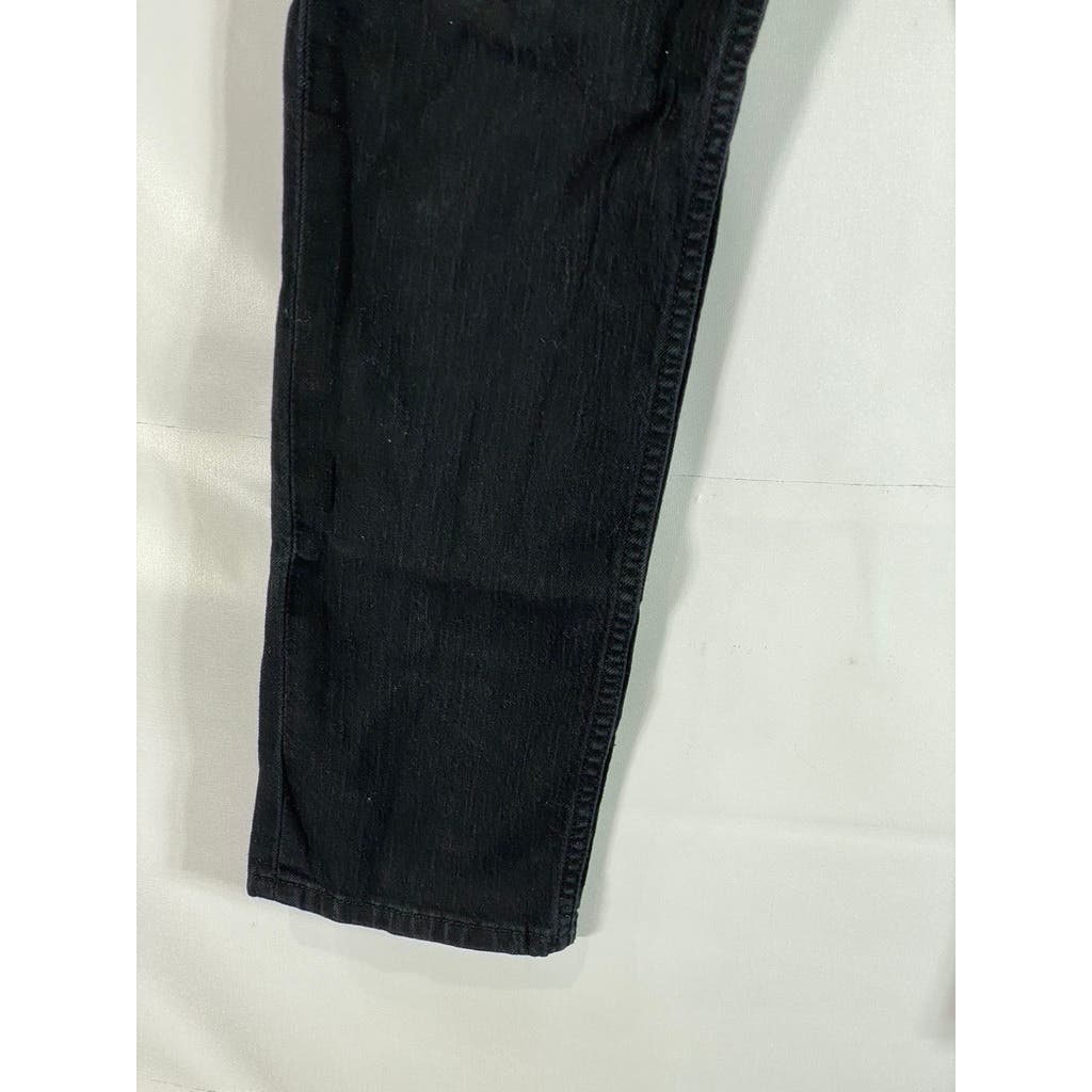 LEVI'S Men's Black Solid Slim-Fit Five-Pocket Denim Jeans SZ 32X30
