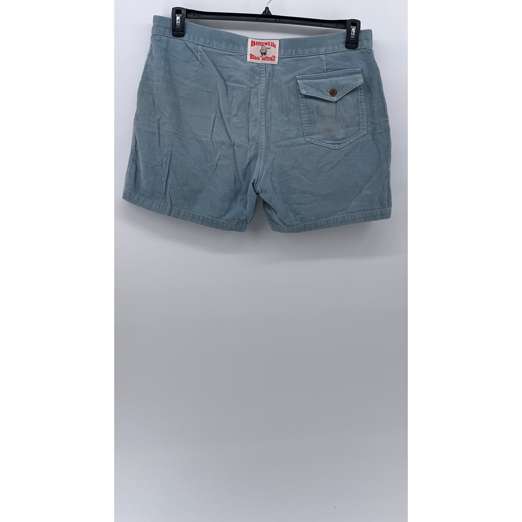 BIRCHWELL BEACH BRITCHES Men's Light Blue Classic Corduroy Shorts SZ 34