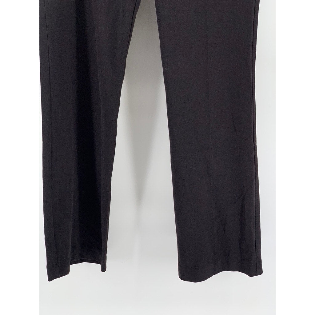 GLORIA VANDERBILT Women's Black Solid Straight Leg Pants SZ 10