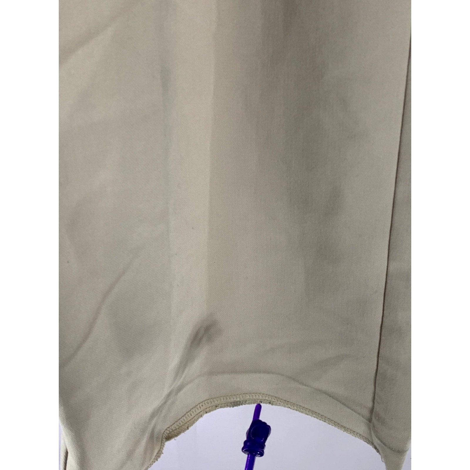 ABERCROMBIE & FITCH Women's Beige Pleated Straight Wide-Leg Pant SZ L