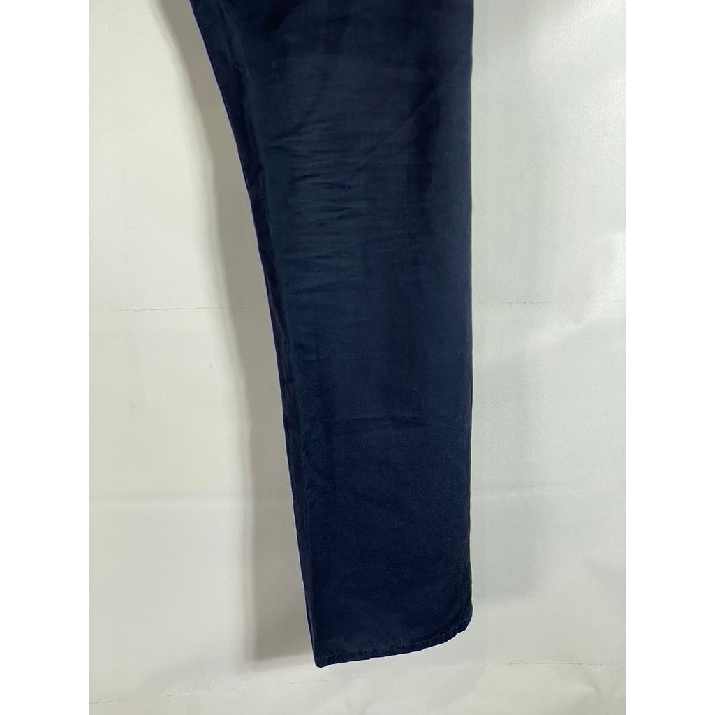 THEORY Men's Navy Haydin Slim-Straight Fit Five-Pocket Pants SZ 34