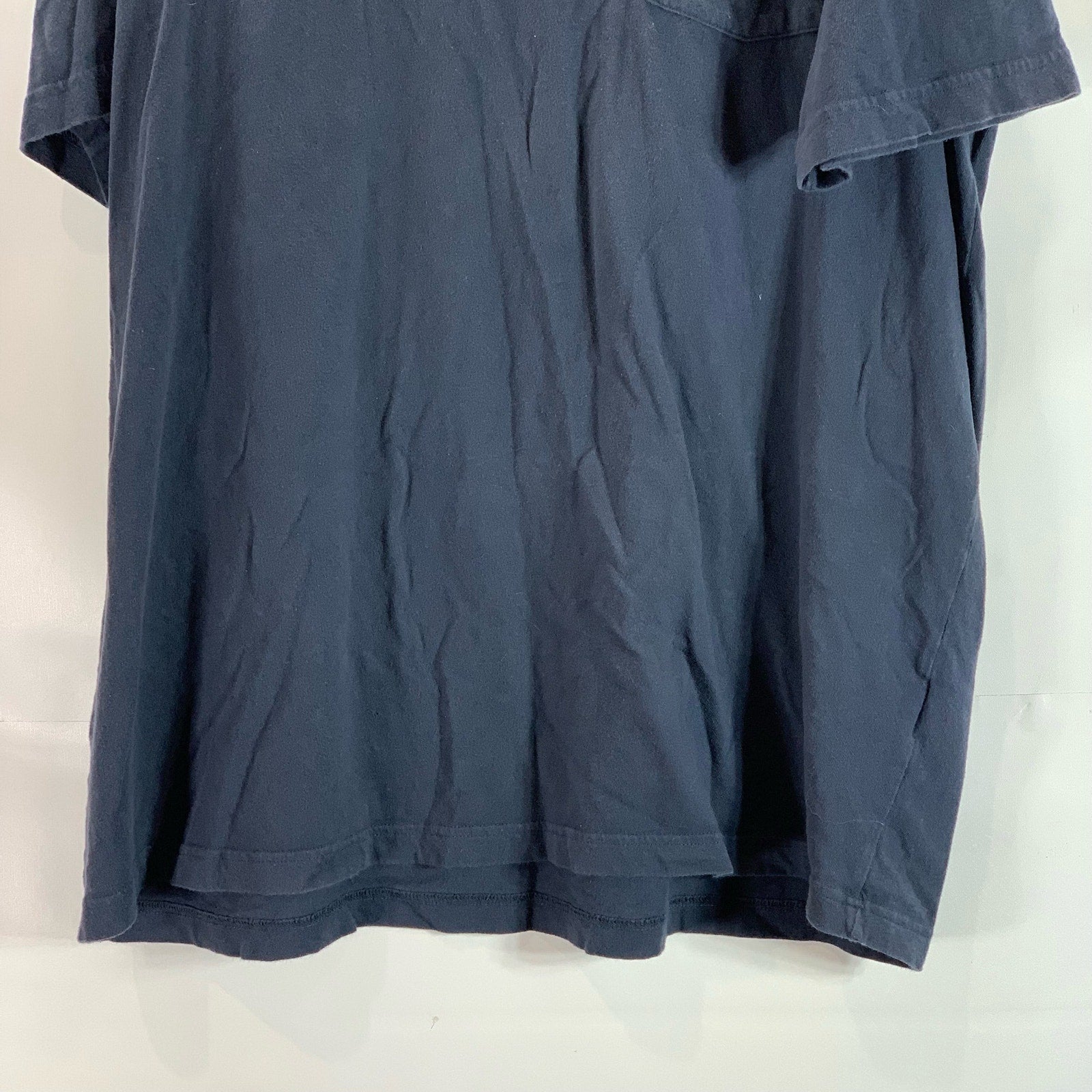 CRARHARTT Men's Tall Navy Crewneck Patch Pocket Relaxed-Fit T-Shirt SZ XL/T