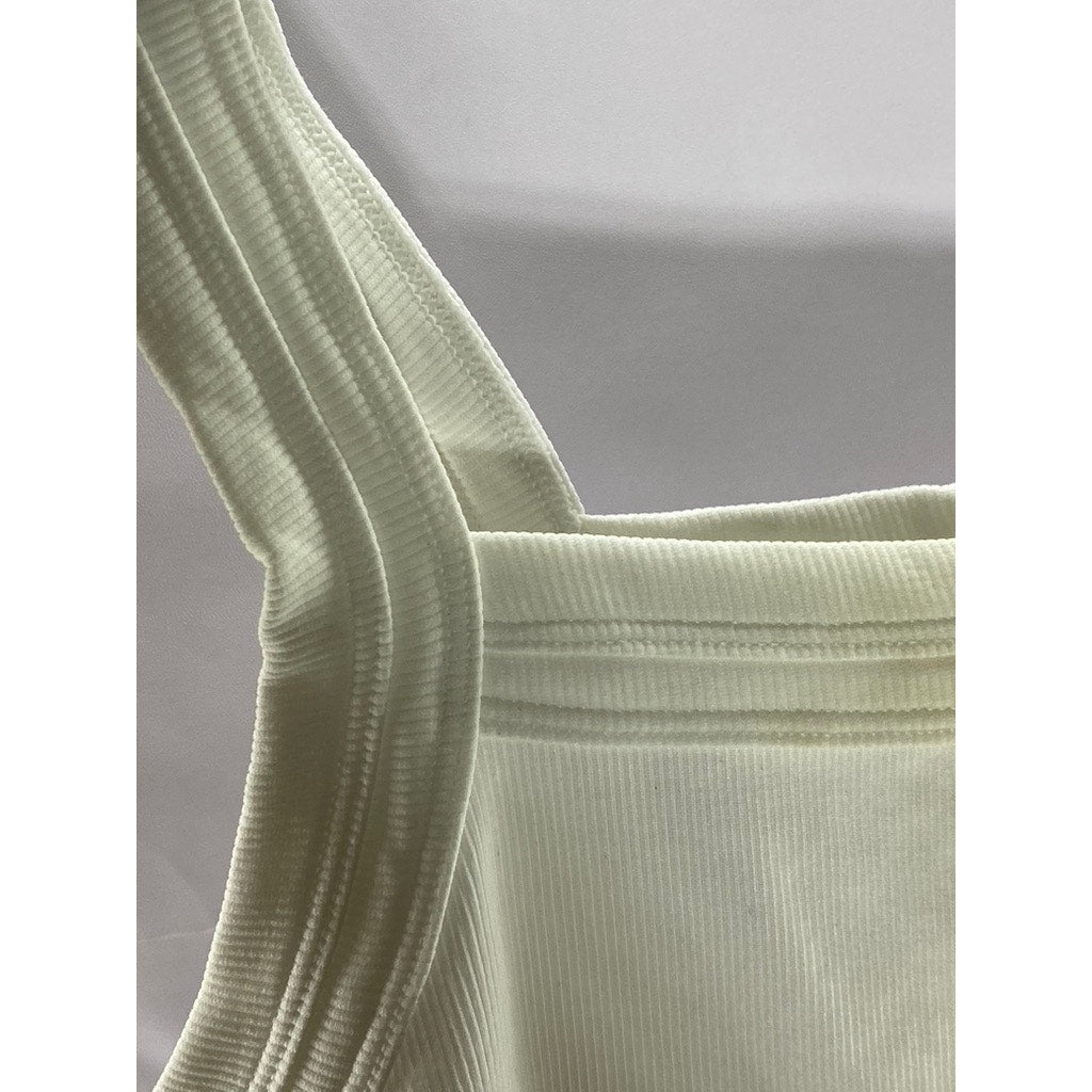OUT FROM UNDER By Urban Outfitters Women's White Ribbed Crop Tank Top SZ XS