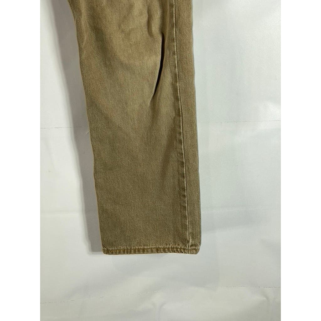 LEVI'S Men's Tan 505 Regular-Fit Five-Pocket Jeans SZ 32X30