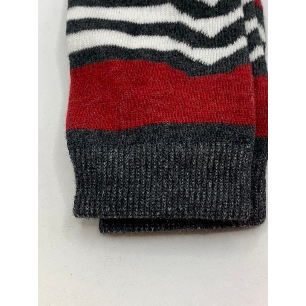 B.ELLA Women's White-Black Heather Striped Betsy Knee High Socks SZ 9-11
