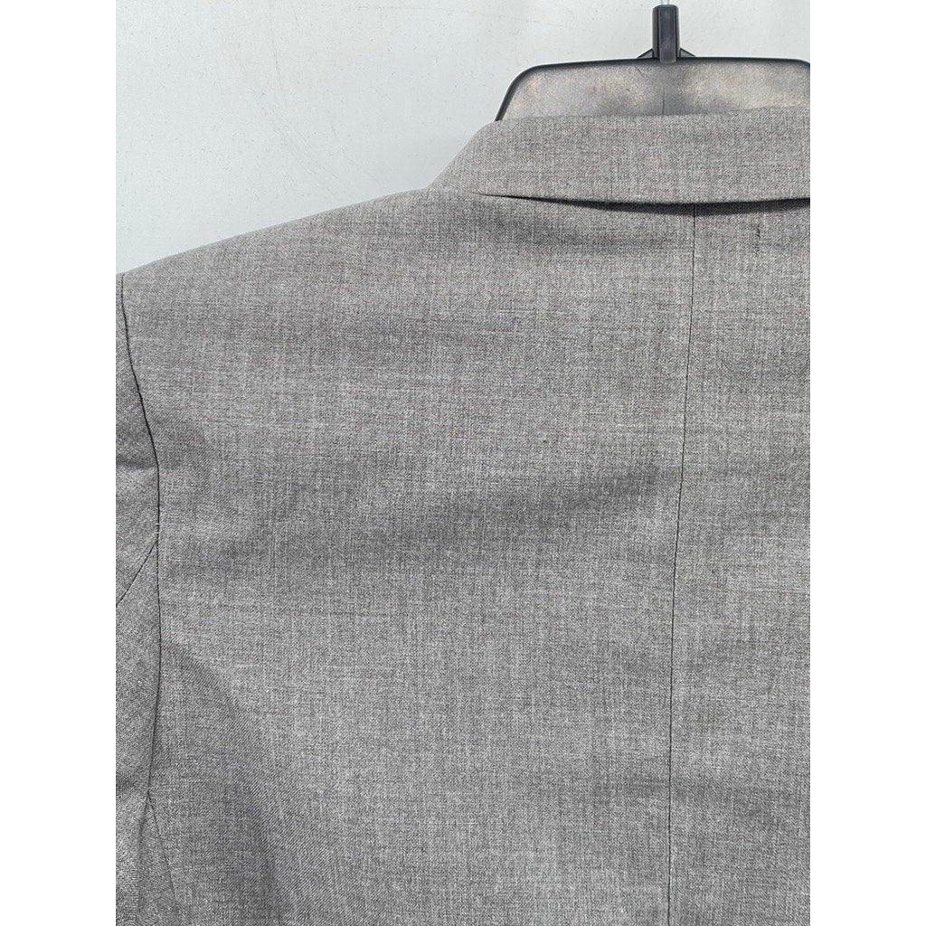 APPAMAN FINE TAILORING Boys Gray Notch Collar Two-Button Blazer SZ 12