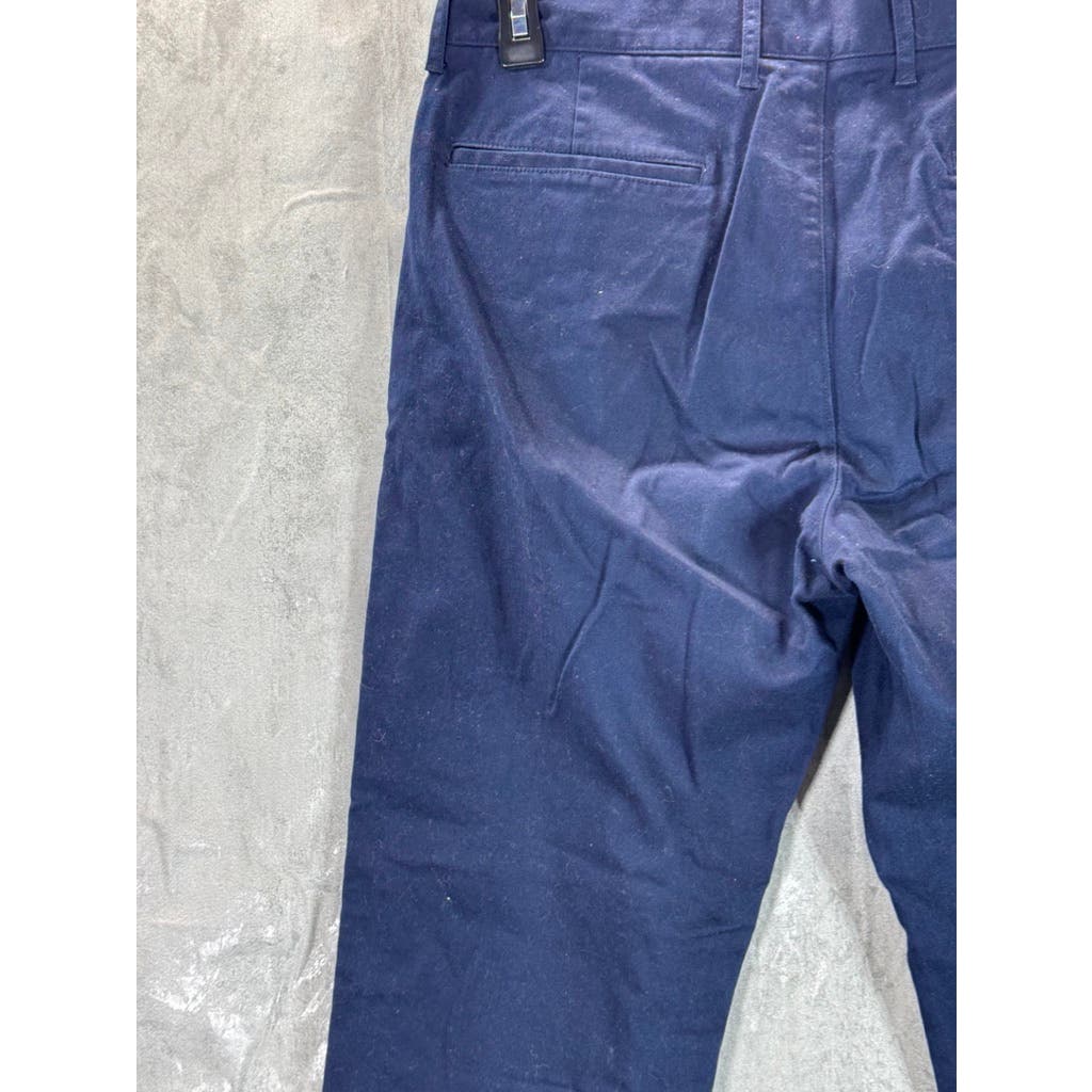 J.CREW Factory Men's Navy Straight-Fit Flex Chino Pants SZ 33X32