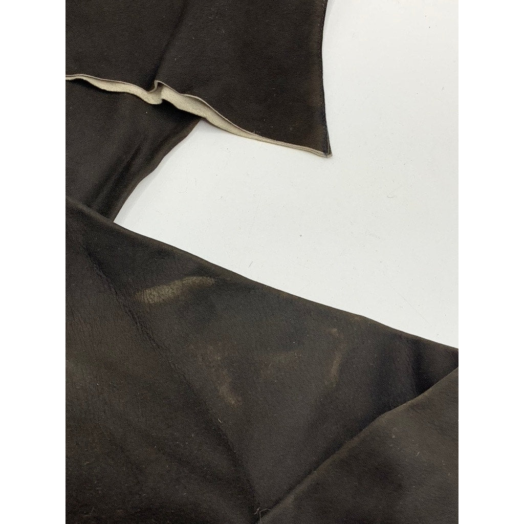 STYLED By Andre David Women's Brown Vintage Leather Gloves SZ 6.5