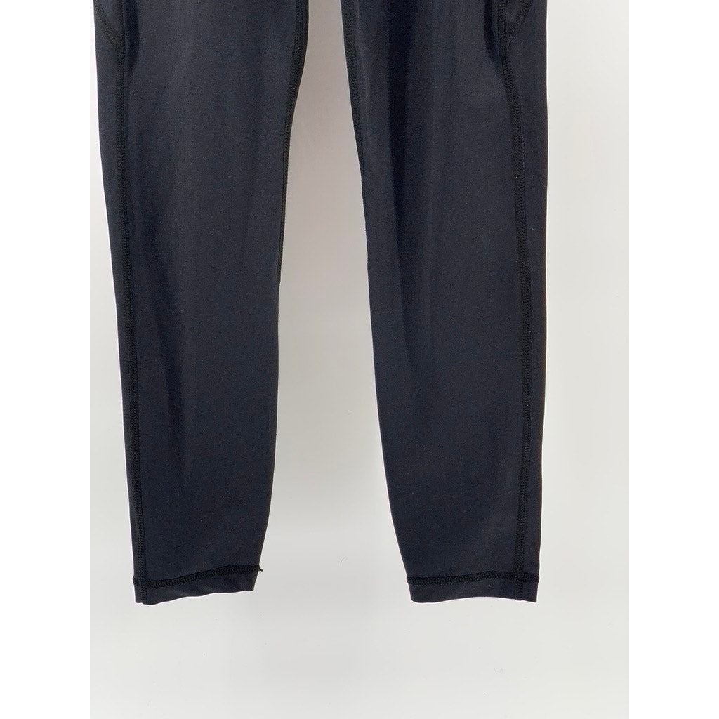 SENITA ATHLETICS Women's Black Side-Pocket Leggings SZ S