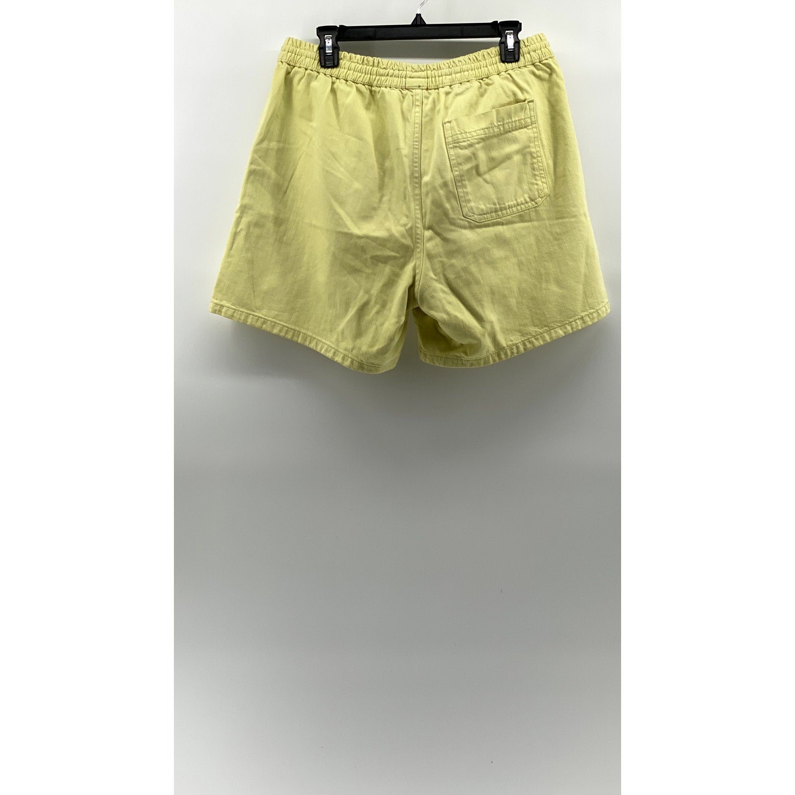 BDG Urban Outfitters Women's Yellow Denim Relaxed-Fit Drawstring Shorts SZ M