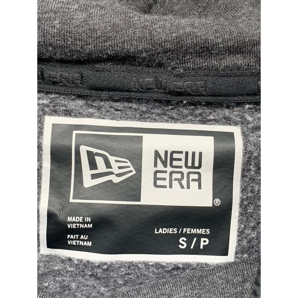 NEW ERA Women's Charcoal Gray Atomic Print Custom Casual Hoodie SZ S