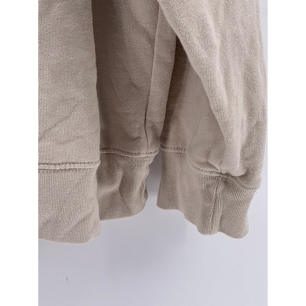 ARIZONA JEAN CO. Unisex Cotton Long Sleeved Tan Crewneck SZ XL
