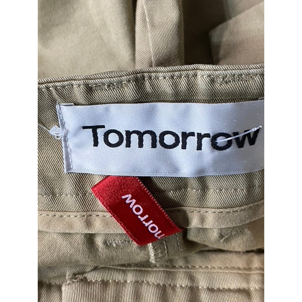 TOMORROW Women's Camel Ellen Wide-Leg High-Rise Pant SZ 25