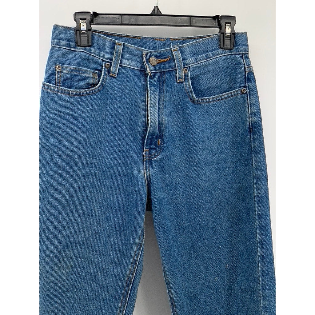 GEORGE JEANS Men's Blue Denim Regular-Fit Straight-Leg Five Pocket Jeans SZ29X30