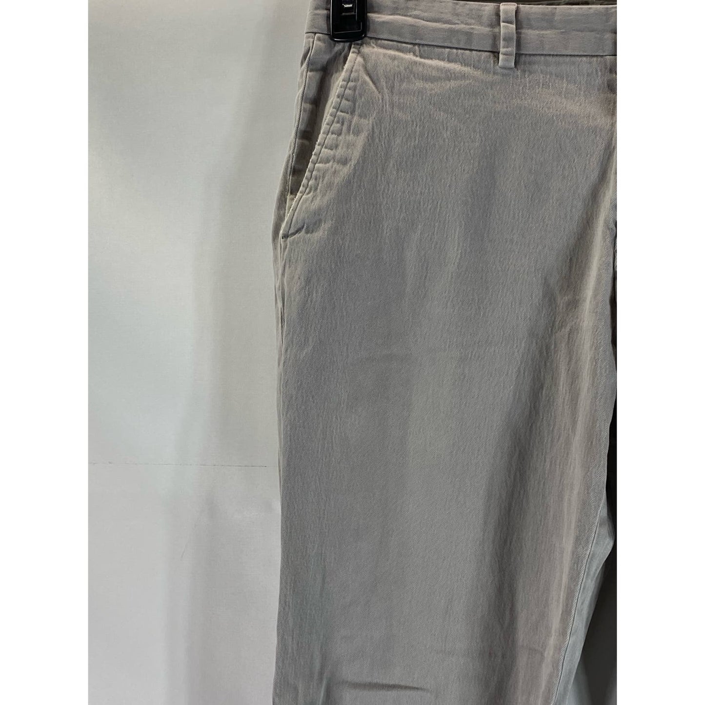 J. CREW Men's Grey Slim-Fit Bowery Stretch Flat Front Dress Pant SZ 33x32