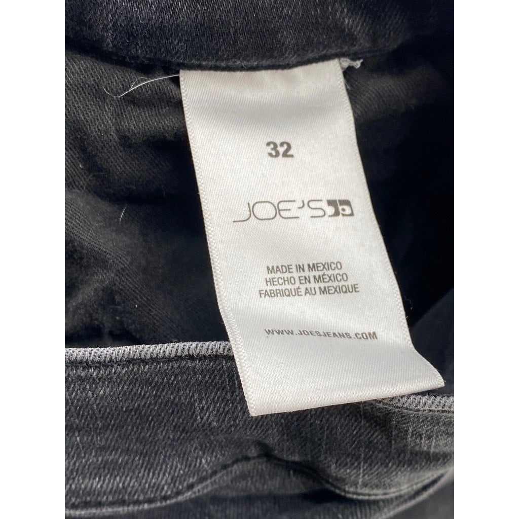 JOE'S JEANS Men's Washed Black Denim Five-Pocket Slim-Leg Jeans SZ 32