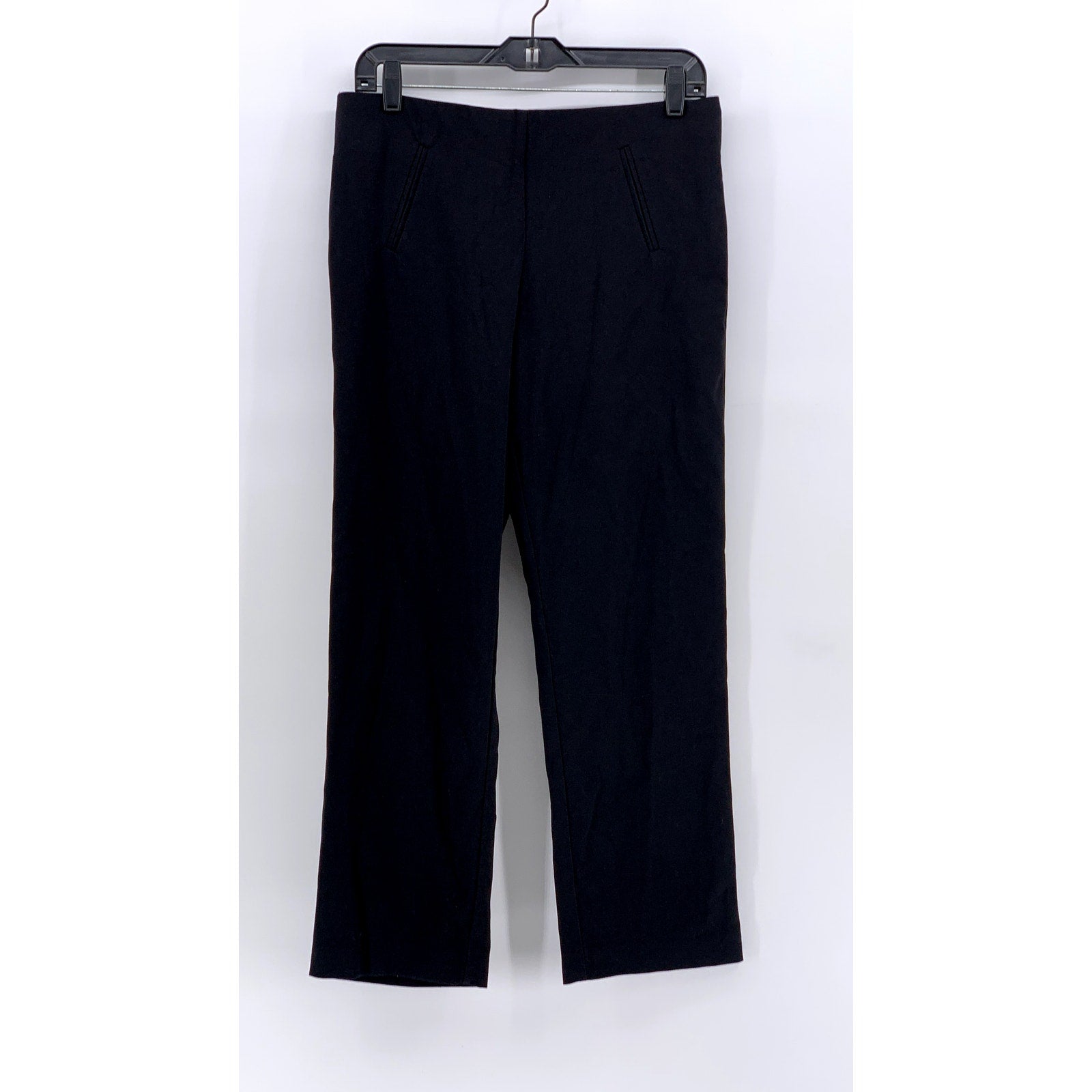 STYLE & CO Women's Petite Black Straight-Leg Pants SZ 8PS