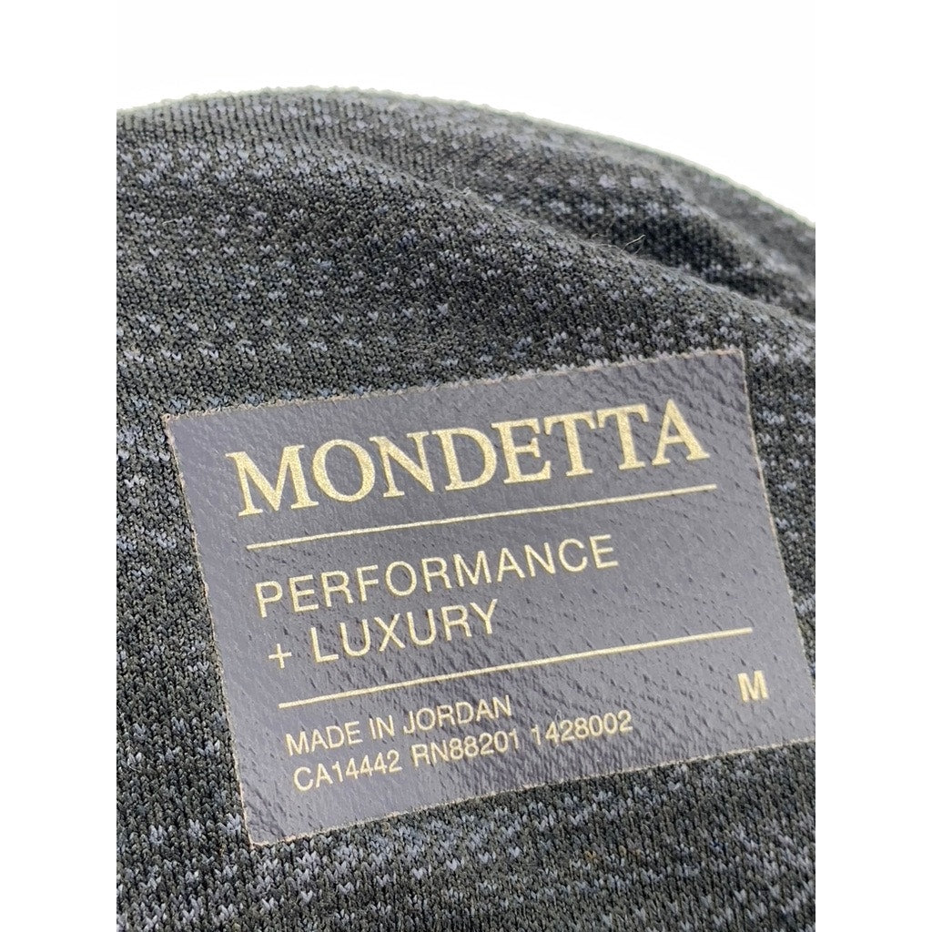 MONDETTA Women's Charcoal Printed Performance Luxury Leggings SZ M