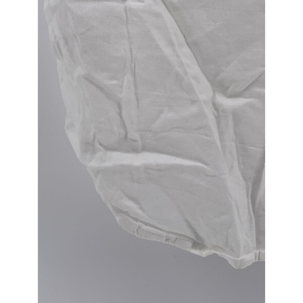 J.CREW Men's White Linen Blend Button-Up Short Sleeve Slim-Fit Shirt SZ S