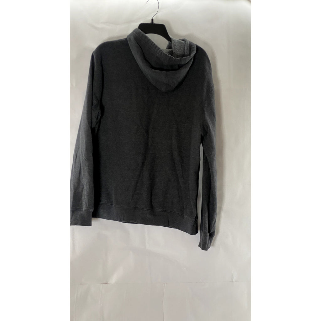 TEK GEAR Men's Gray Heather UltraSoft Fleece Lightweight Pullover Hoodie SZ L