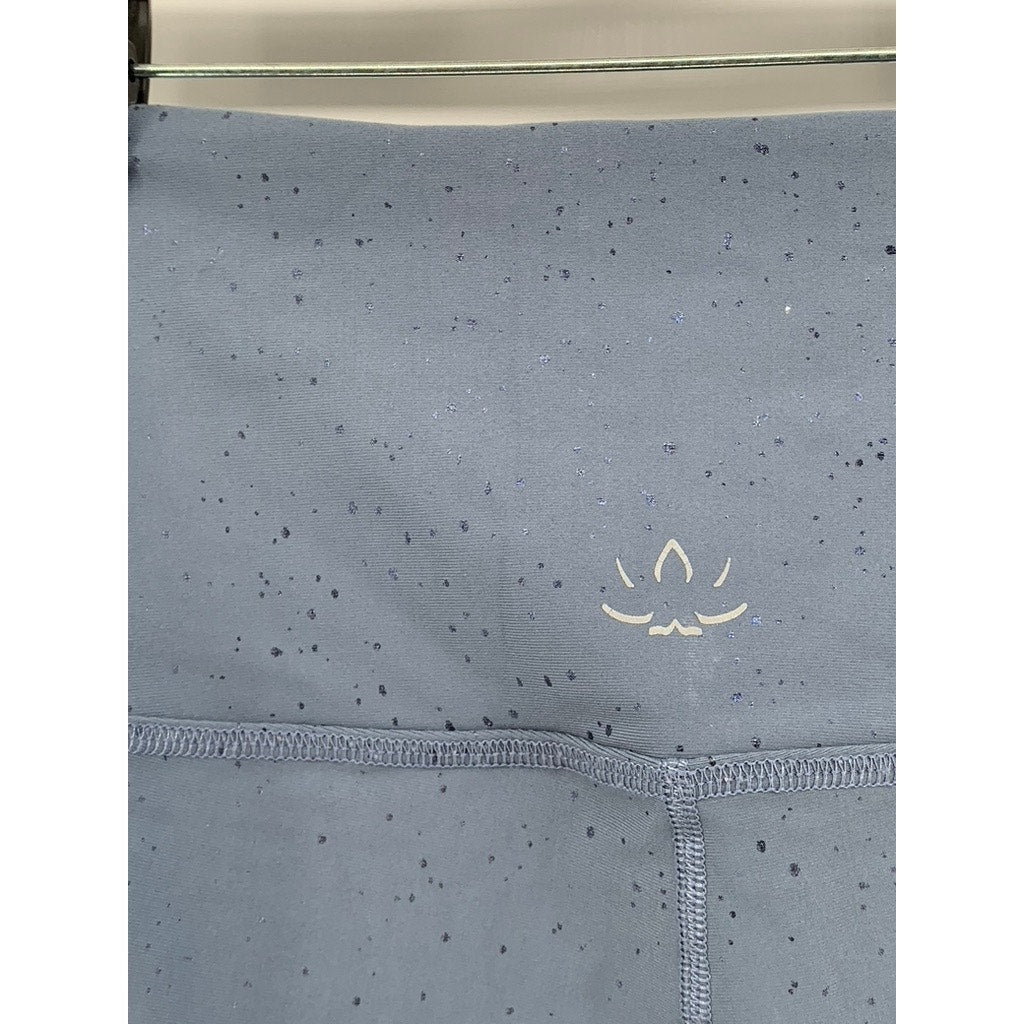 BEYOND YOGA Women's Pale Blue Speck High-Rise Leggings SZ S