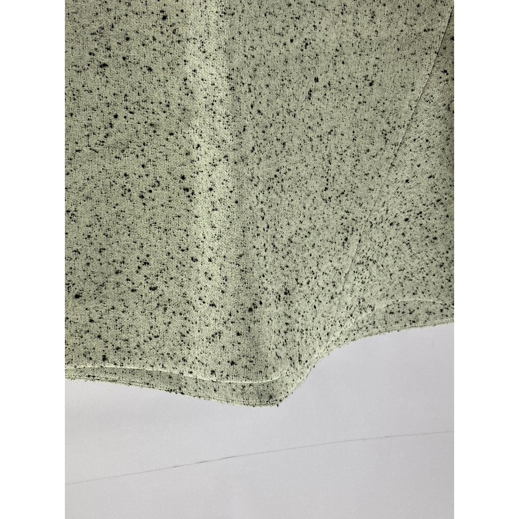 TORY BURCH Women's Gray Speckle Spring-Summer 2024 Sample Runway Kick Skirt SZ 2