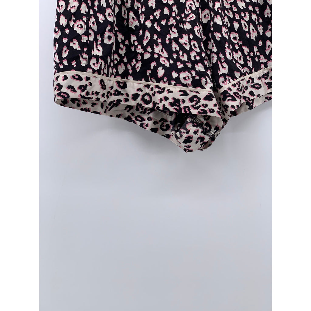 VICTORIA'S SECRET Women's Leopard Print Pull-On Relaxed-Fit Pajama Shorts SZ M