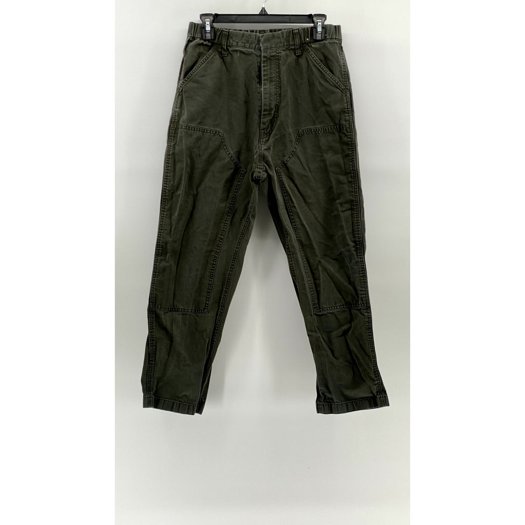 UNILQO Men's Dark Green Straight-Leg J Easy Work Pant SZ S