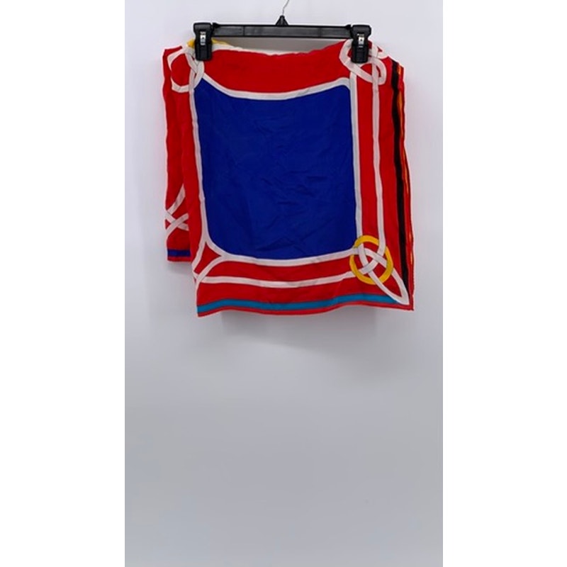 GINNIE JOHANSEN Women's Multicolor Geometric Silk Scarf