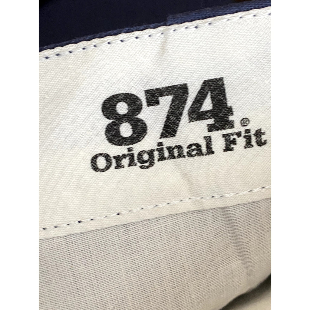 DICKIES Men's Navy Blue 874 Original Fit Straight-Leg Work Pants SZ 46x32