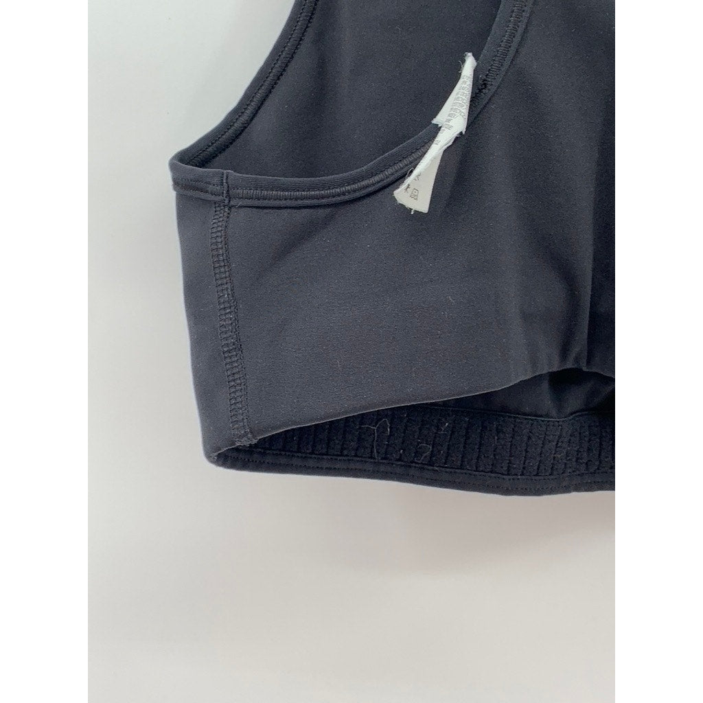 NIKE Women's Black Swoosh Racerback Sports Bra SZ S