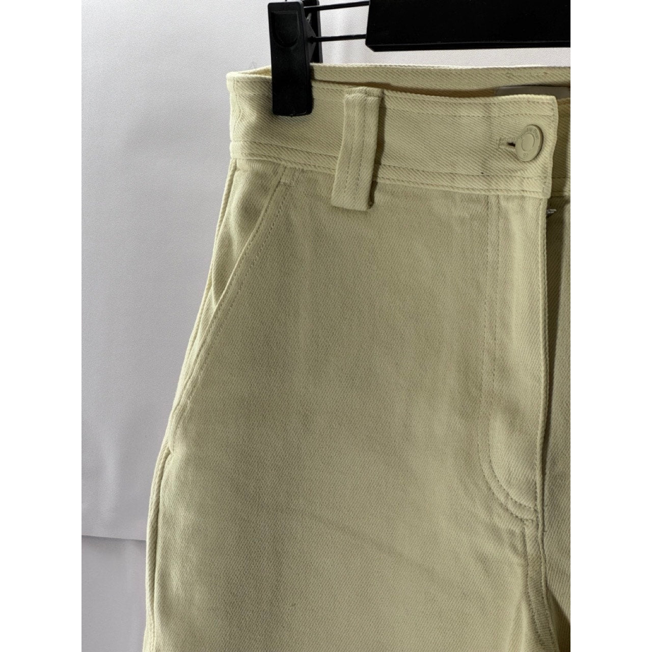 SUNDAY BEST Women's Beige Straight-Leg Denim Jeans SZ 2