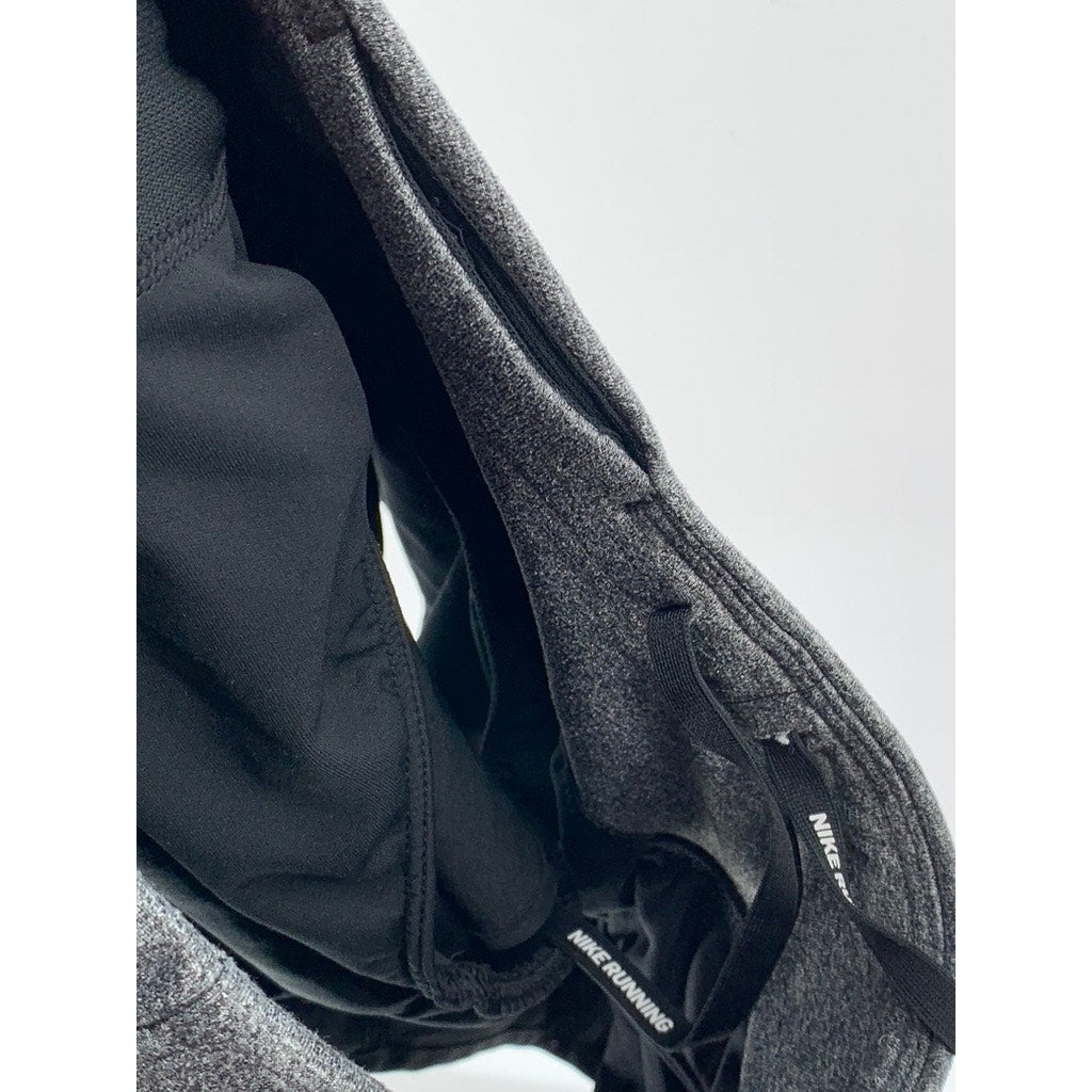 NIKE Women's Black-Gray Dri-Fit Active Shorts SZ XS