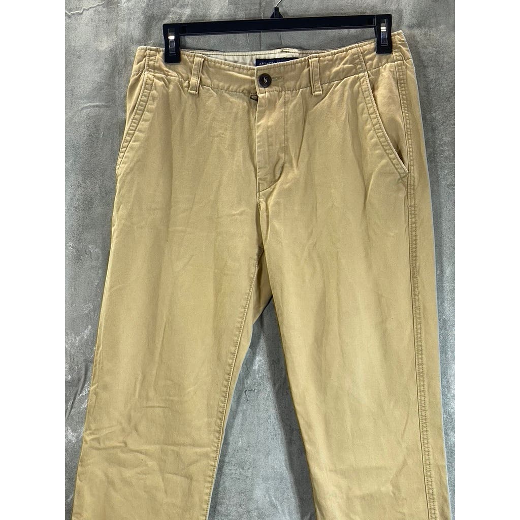 AMERICAN EAGLE OUTFITTERS Men's Tan Original Straight Flex Pants SZ 32x32