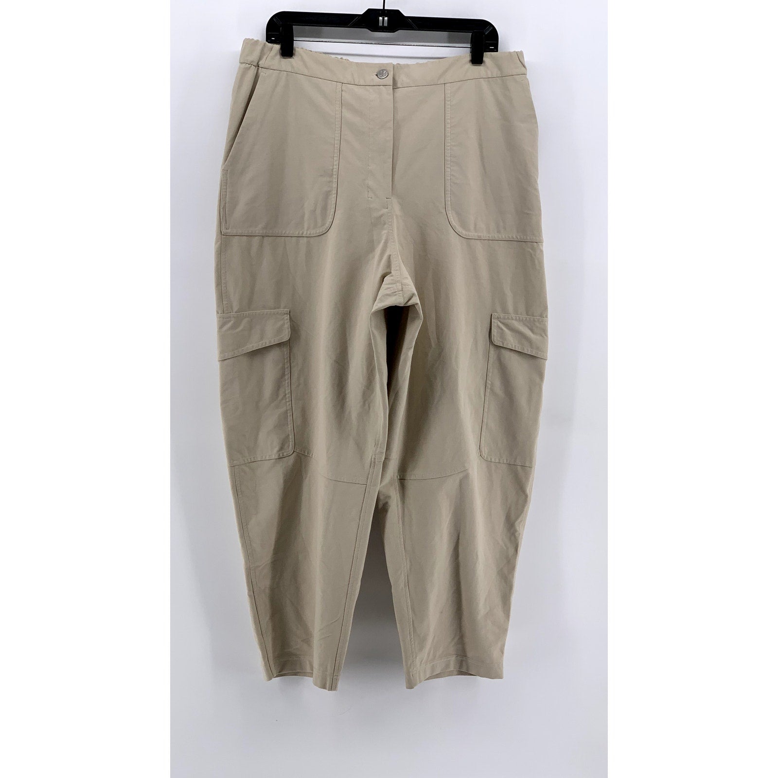LULULEMON Women's Beige Light Utilitech Cargo High-Rise Pant SZ 33(L)
