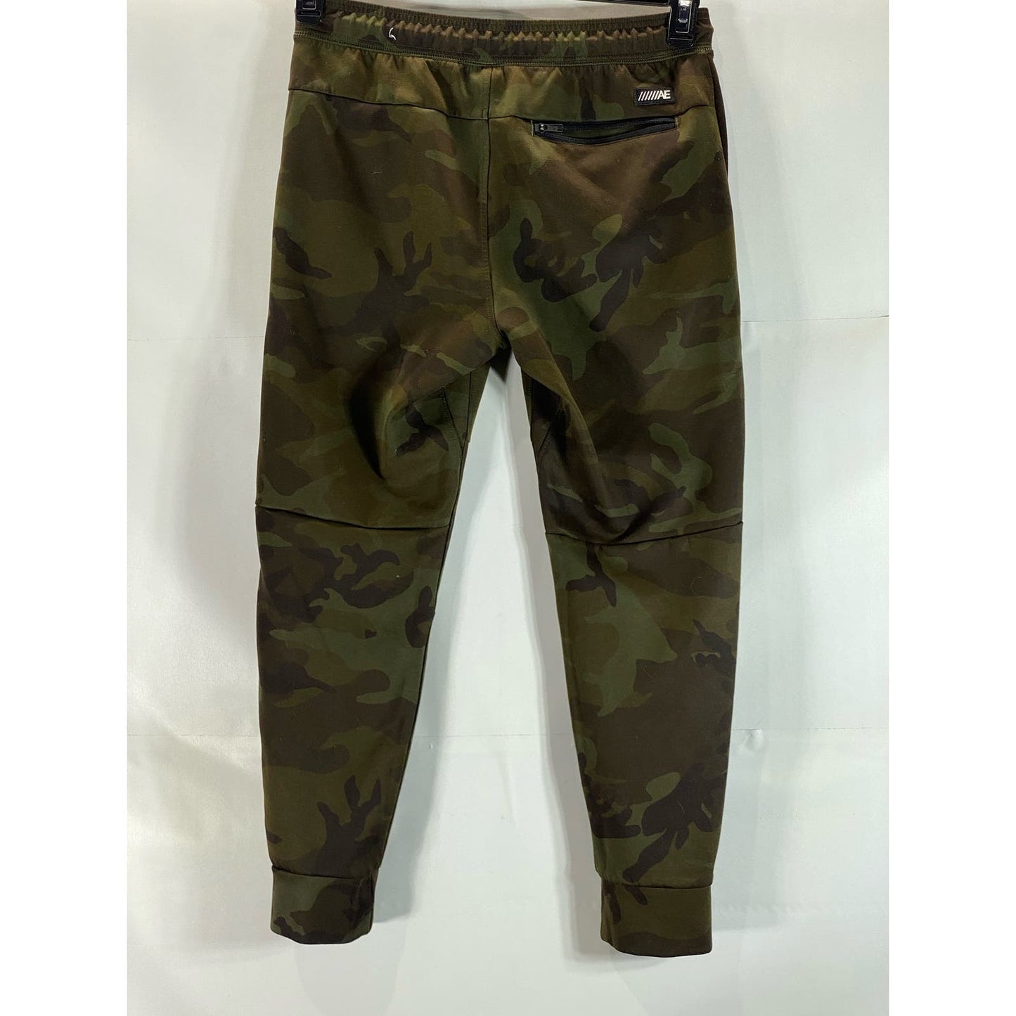 AMERICAN EAGLE Men's Green Camo AE Active 24/7 Drawstring Jogger Sweatpants SZ M