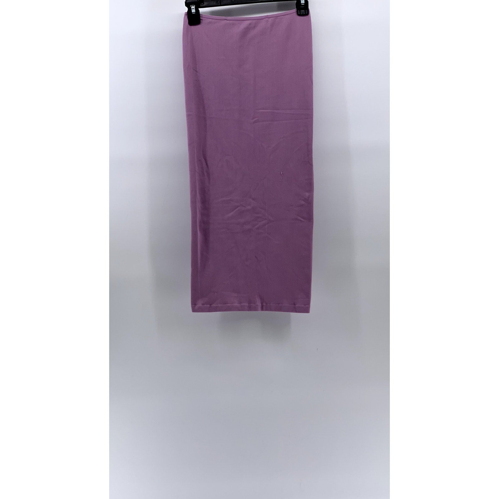 JAM + JELLY Women's Lilac Stretch Ribbed Strapless Bodycon Dress SZ S/M