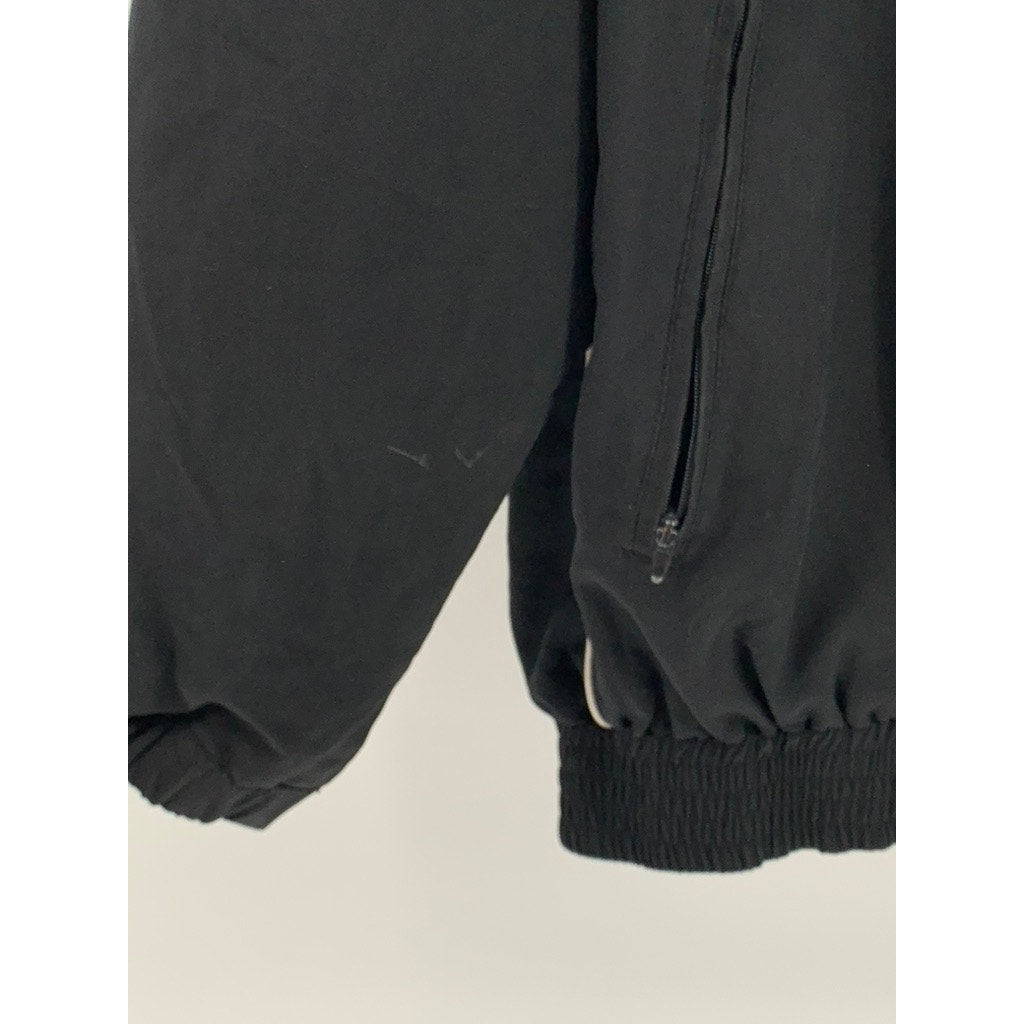 RUSSELL Men's Black Mckendree University V-Neck Long Sleeve Windbreaker SZ M