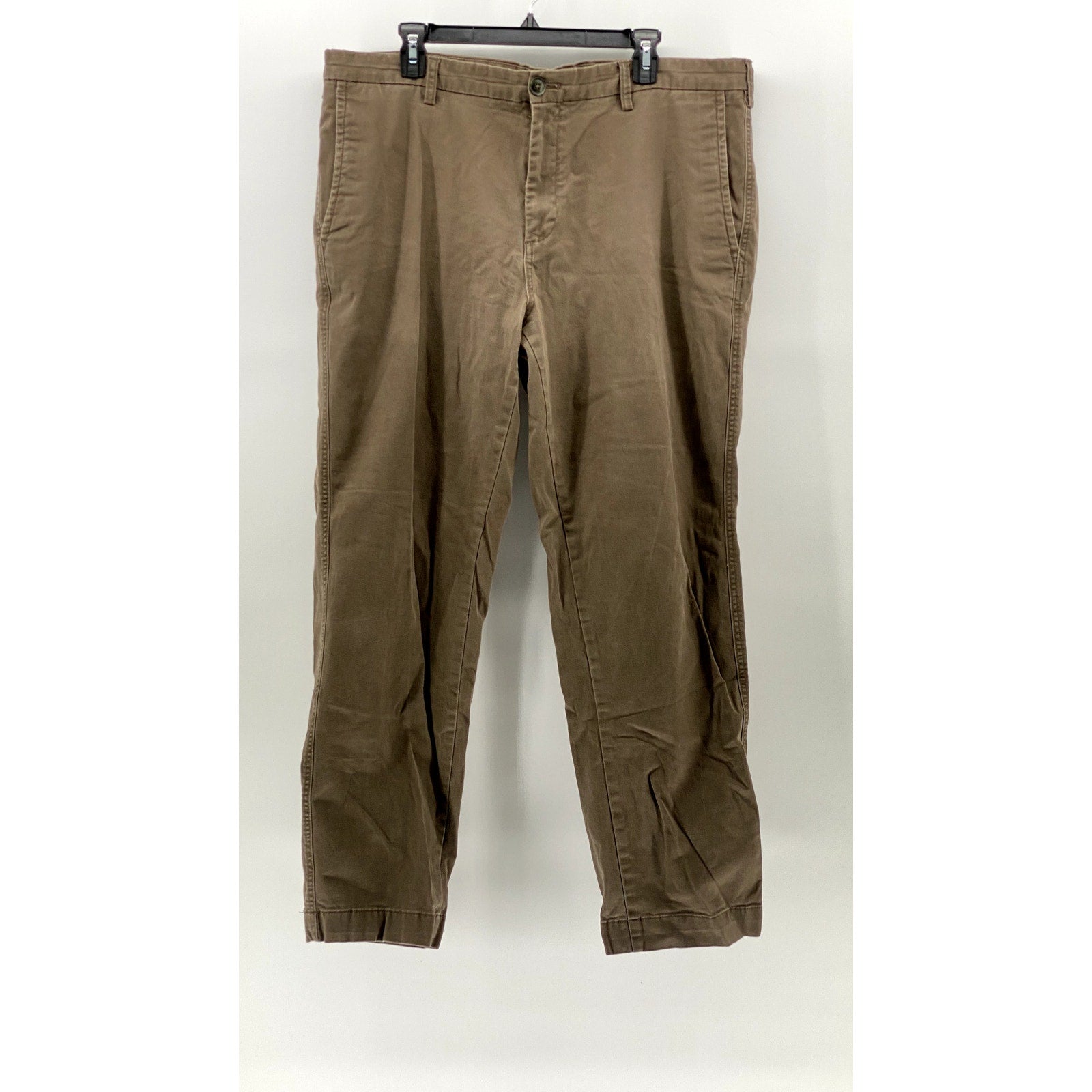 JOSEPH ABBOUD Men's Brown Straight-Leg Stretch Chino Pants SZ 40X32