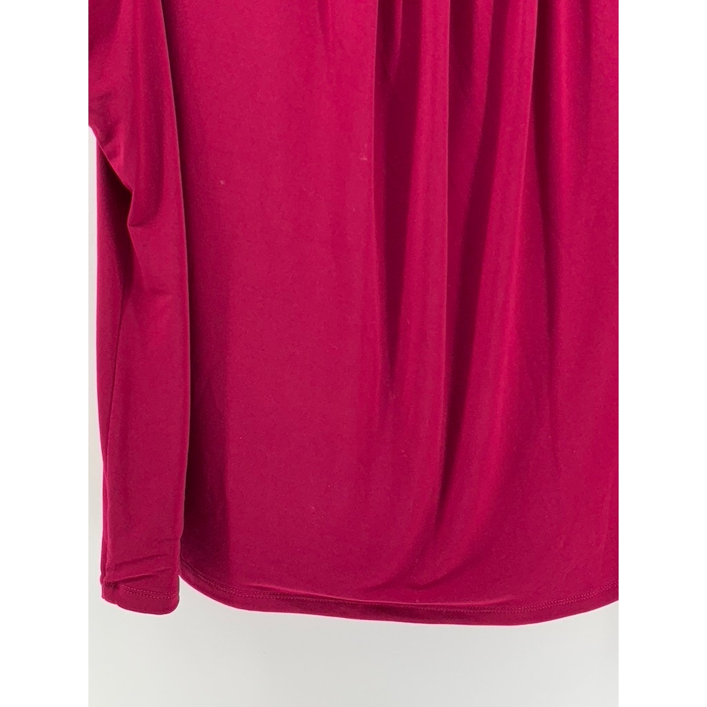 JONES STUDIO SEPARATES Women's Plus Burgundy Pleated Sleeveless Top SZ 22W