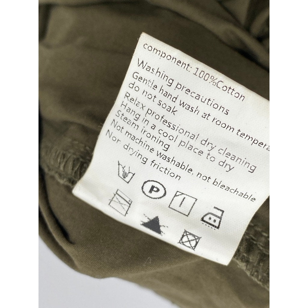 CHILLCHES Women's Olive Green Drawstring Pull-On Jogger Pant SZ M