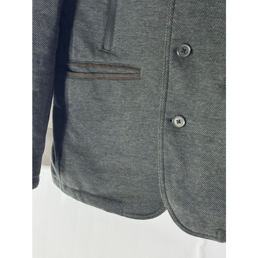 SERIES; URBAN GENERATION Men's Charcoal Button-Front Jacket SZ 95(M)