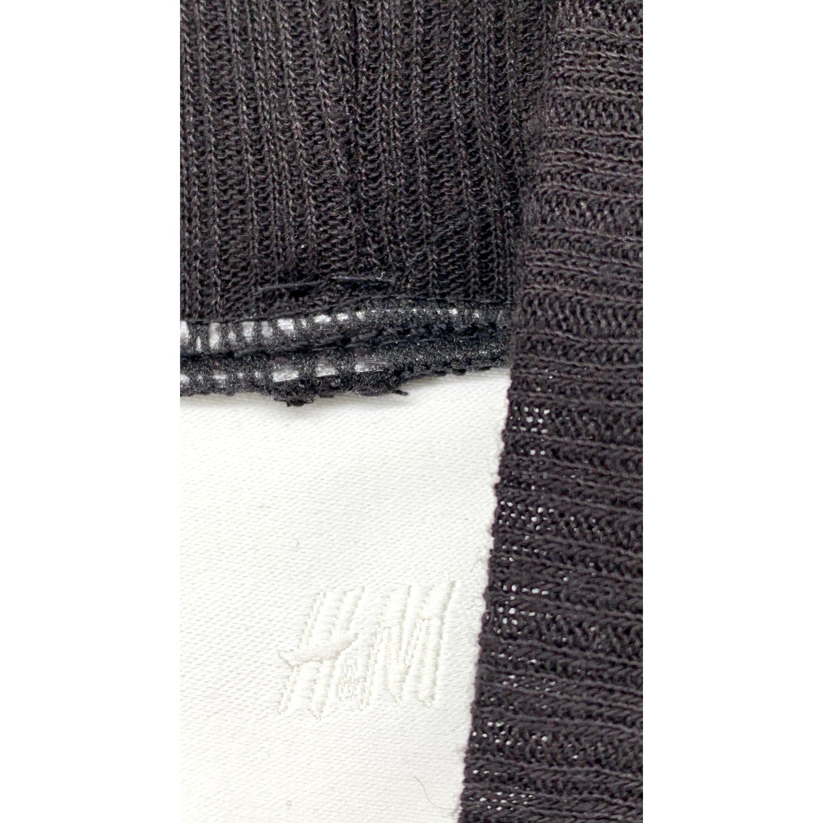 H&M Women's Black Rib Knit Pullover Long Sleeve Turtleneck Sweater SZ 2XL