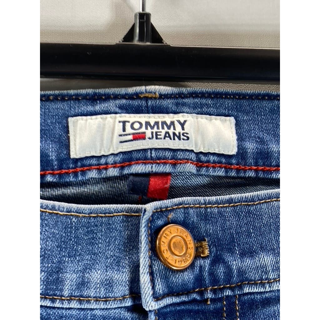 TOMMY HILFIGER JEANS Men's Blue Denim Athletic-Fit Five-Pocket Jeans SZ 33X30